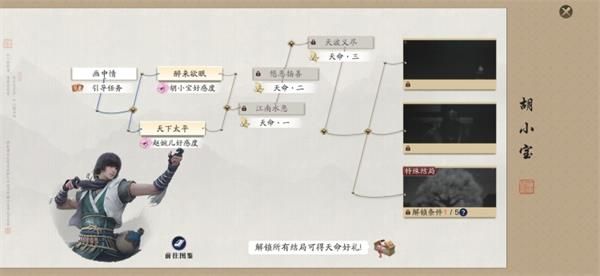 天涯明月刀手游胡小宝天命结局汇总