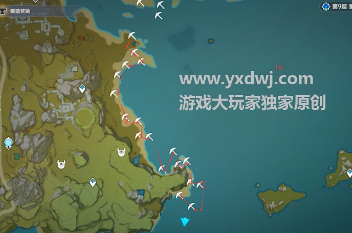 原神星螺在哪里分布？原神公子突破材料星螺最快拾取路线图