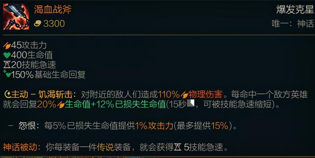 LOL新赛季装备介绍:神话装备篇