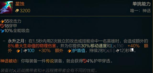 LOL新赛季装备介绍:神话装备篇
