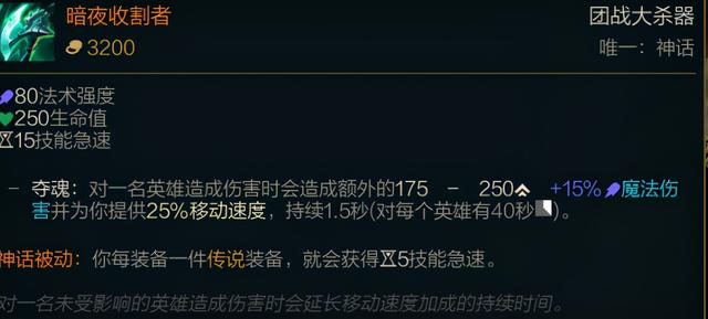 LOL新赛季装备介绍:神话装备篇