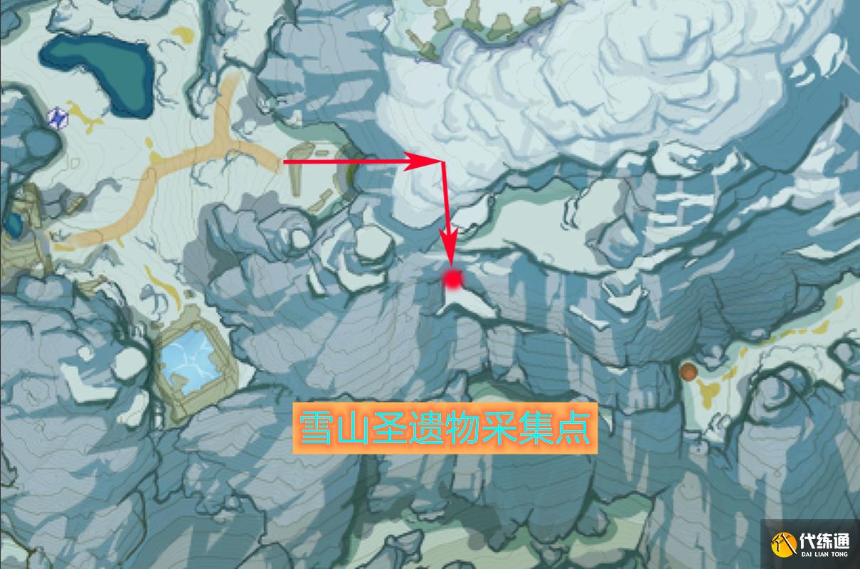 原神:雪山每日探索点,快速收集各种资源,成“肝帝”们的最爱
