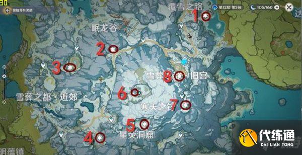 原神雪山石碑全部点亮方法