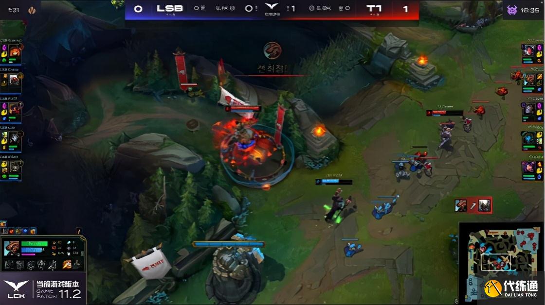 LOL:妮蔻关键大招拯救战局,T1