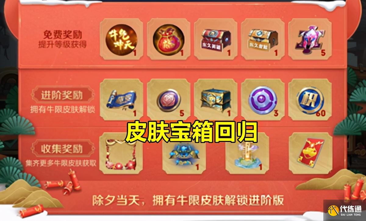 王者荣耀:11号突袭5限定,内测皮肤返场,永久宝箱12选1
