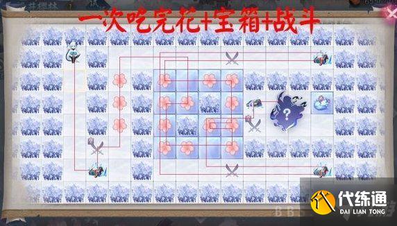 阴阳师染井樱林路线图