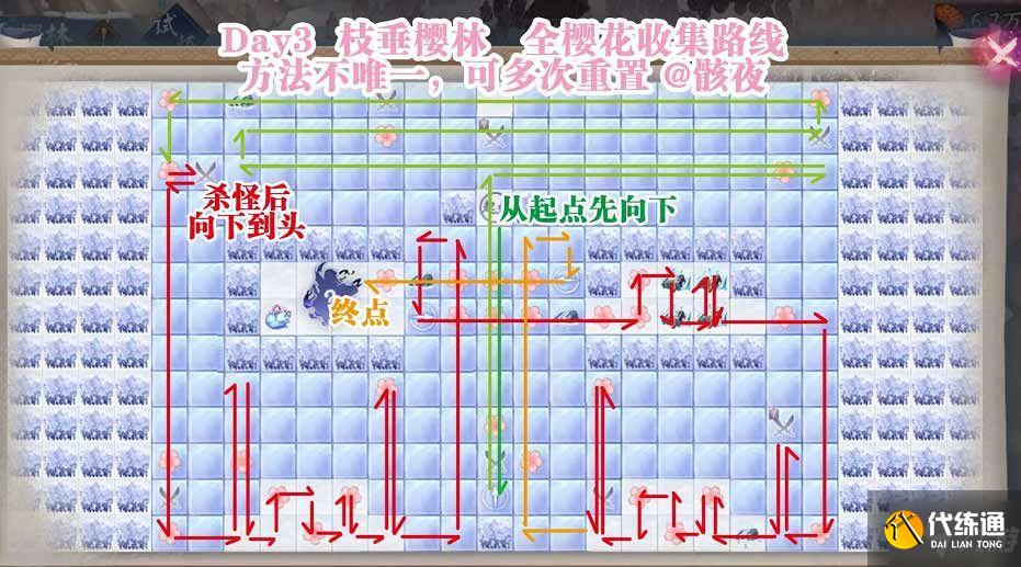 阴阳师枝垂樱林25步攻略