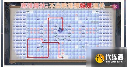 阴阳师枝垂樱林路线设计攻略,25格内通关和击败所有妖灵
