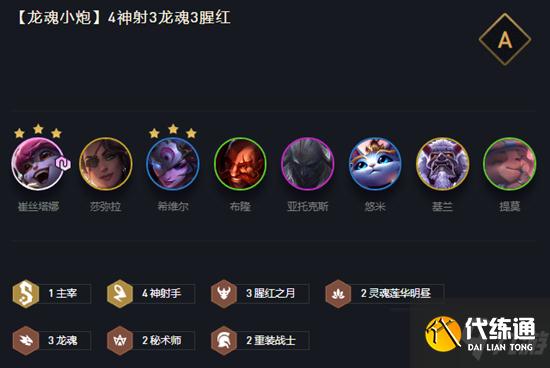 《云顶之弈》11.6版本龙魂小炮玩法攻略