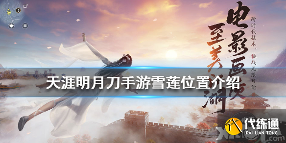 天涯明月刀手游雪莲位置介绍