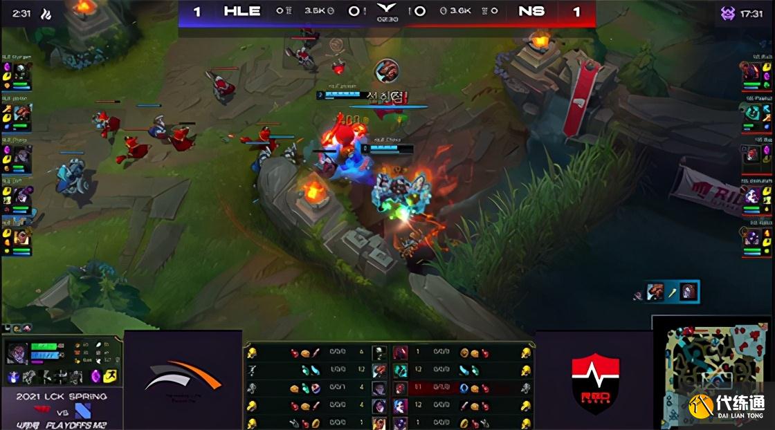 LOL:Chovy四杀发条力挽狂澜,HLE翻盘3-2淘汰NS