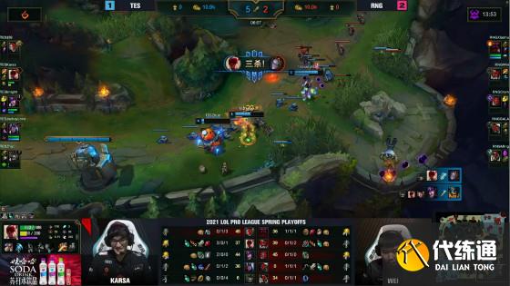 LOL-LPL:双TP极限偷家笑到最后,RNG鏖战五局3-2淘汰TES