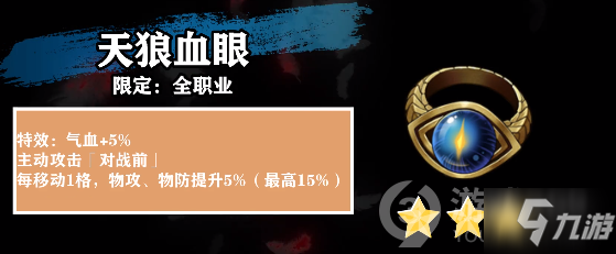 天地劫幽城再临天狼血眼属性图鉴分享_天狼血眼攻略与属性分析