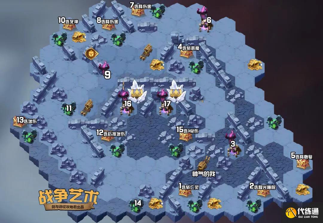 剑与远征战争艺术怎么过