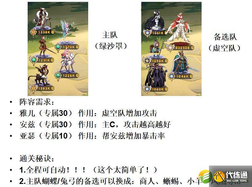剑与远征神器试炼详细打法攻略