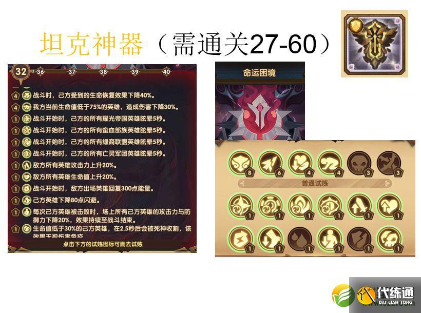 剑与远征神器试炼详细打法攻略