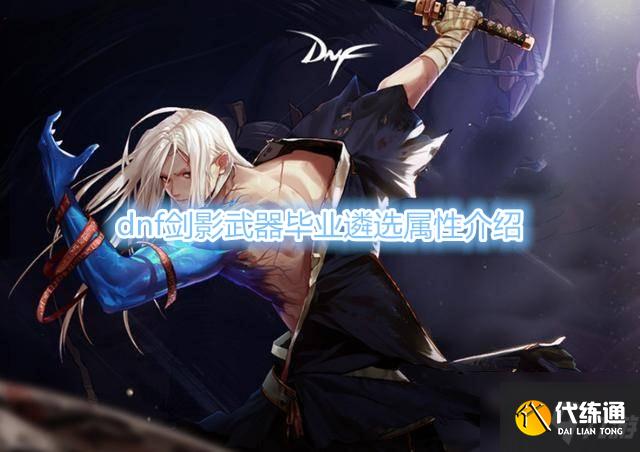 DNF剑影武器属性选择攻略_DNF剑影武器遴选属性推荐