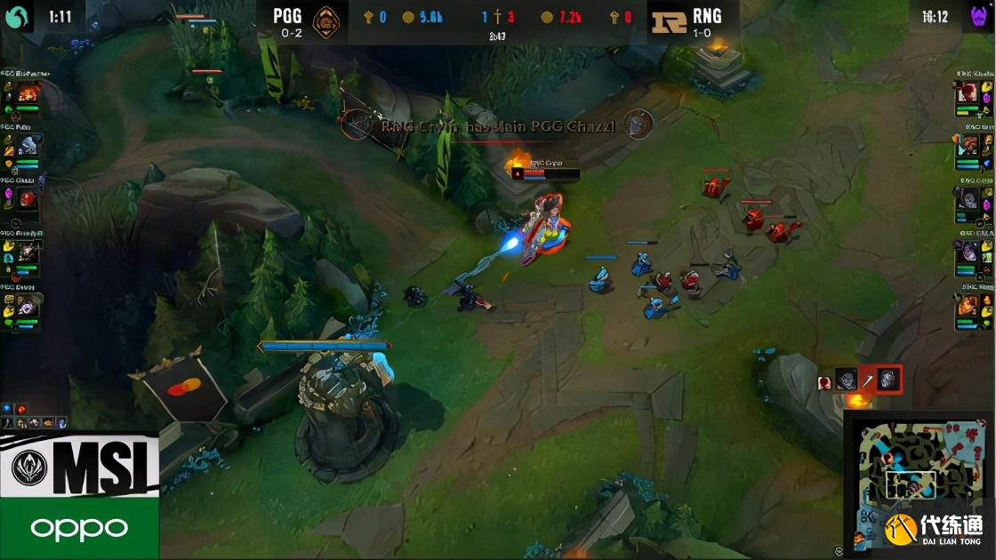 LOL-MSI：两队实力差距过大，RNG以巨大优势击败PGG