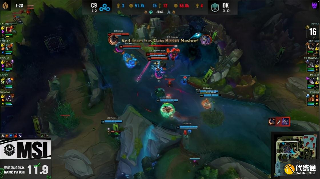 LOL-MSI:DK并非无敌!北美之光C9主动出击强势击败DK