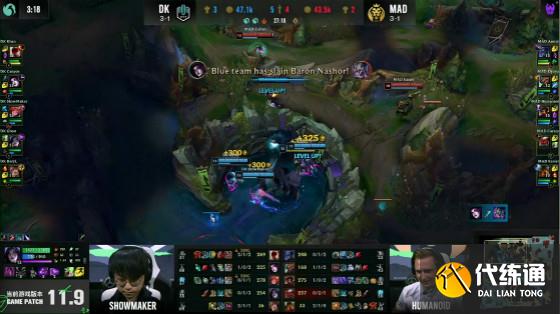 LOL-MSI:Khan盲僧七进七出搅乱战局,DK击败MAD积分追平榜首