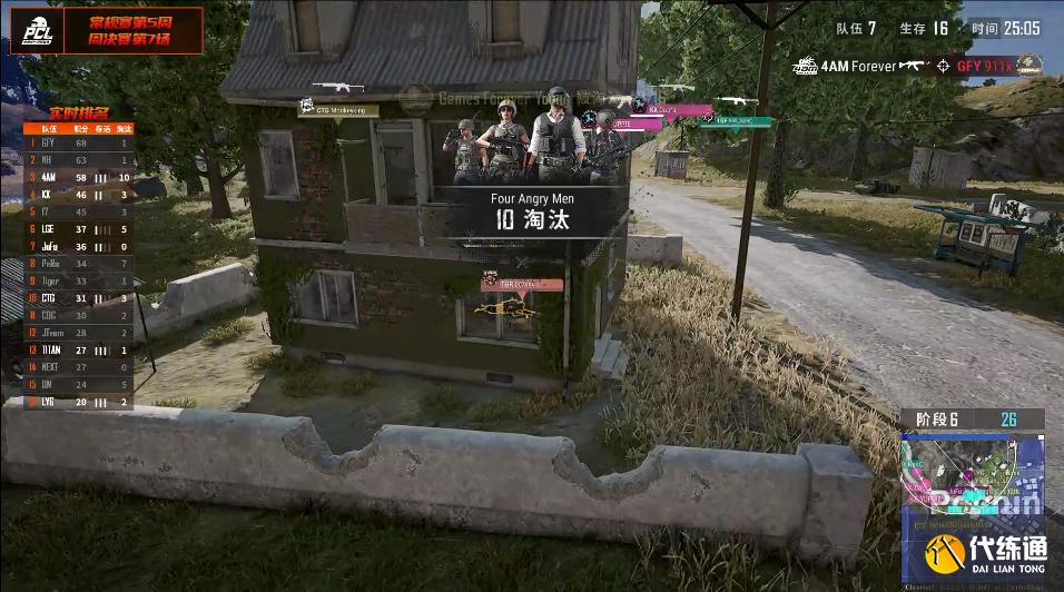 绝地求生:韦神致命手雷力挽狂澜,4AM解锁主打运营战术19杀吃鸡