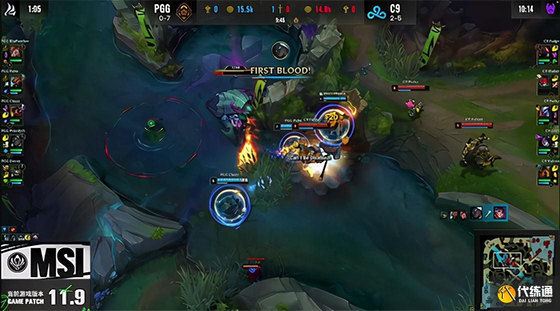 LOL-MSI：“是兄弟就一起回家”！C9不敌0-7的PGG出线危险