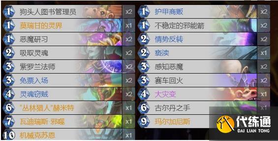炉石传说灵魂窃贼卡组技巧_灵魂窃贼术士卡组强度分析