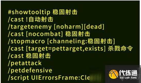 魔兽世界TBC怀旧服猎人实用宏汇总