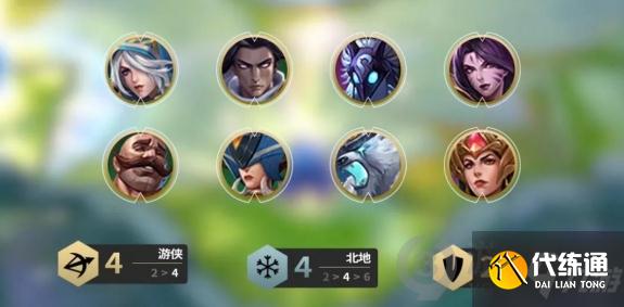 金铲铲之战北地游侠怎么玩
