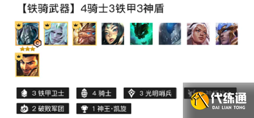 金铲铲之战铁骑武器阵容怎么玩-铁骑武器阵容推荐攻略 金铲铲之战铁骑武器阵容怎么玩-铁骑武器阵容推荐攻略
