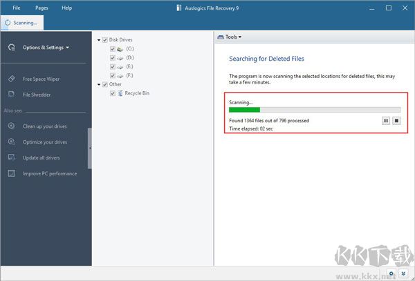 Auslogics File Recovery数据恢复