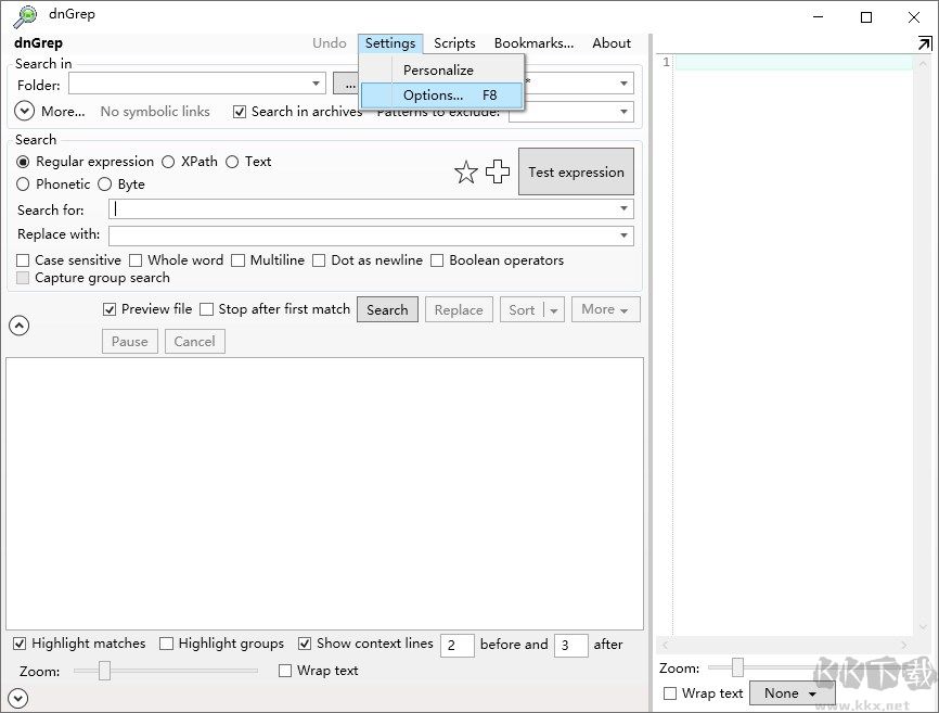 dnGrep