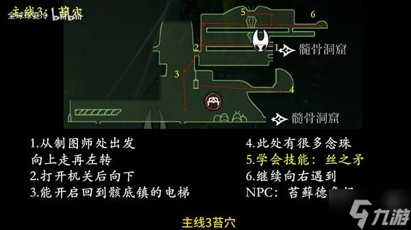 《空洞骑士丝之歌》全结局流程路线规划