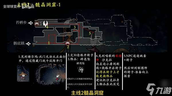 《空洞骑士丝之歌》全结局流程路线规划