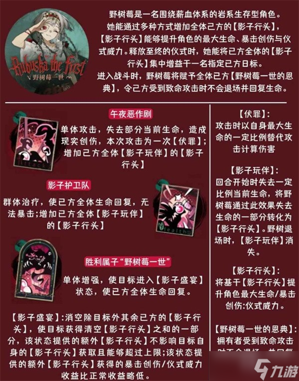 重返未来1999新角色野树莓详解
