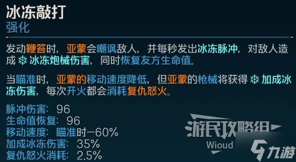 《无主之地4》亚蒙冰冻坦克BD说明