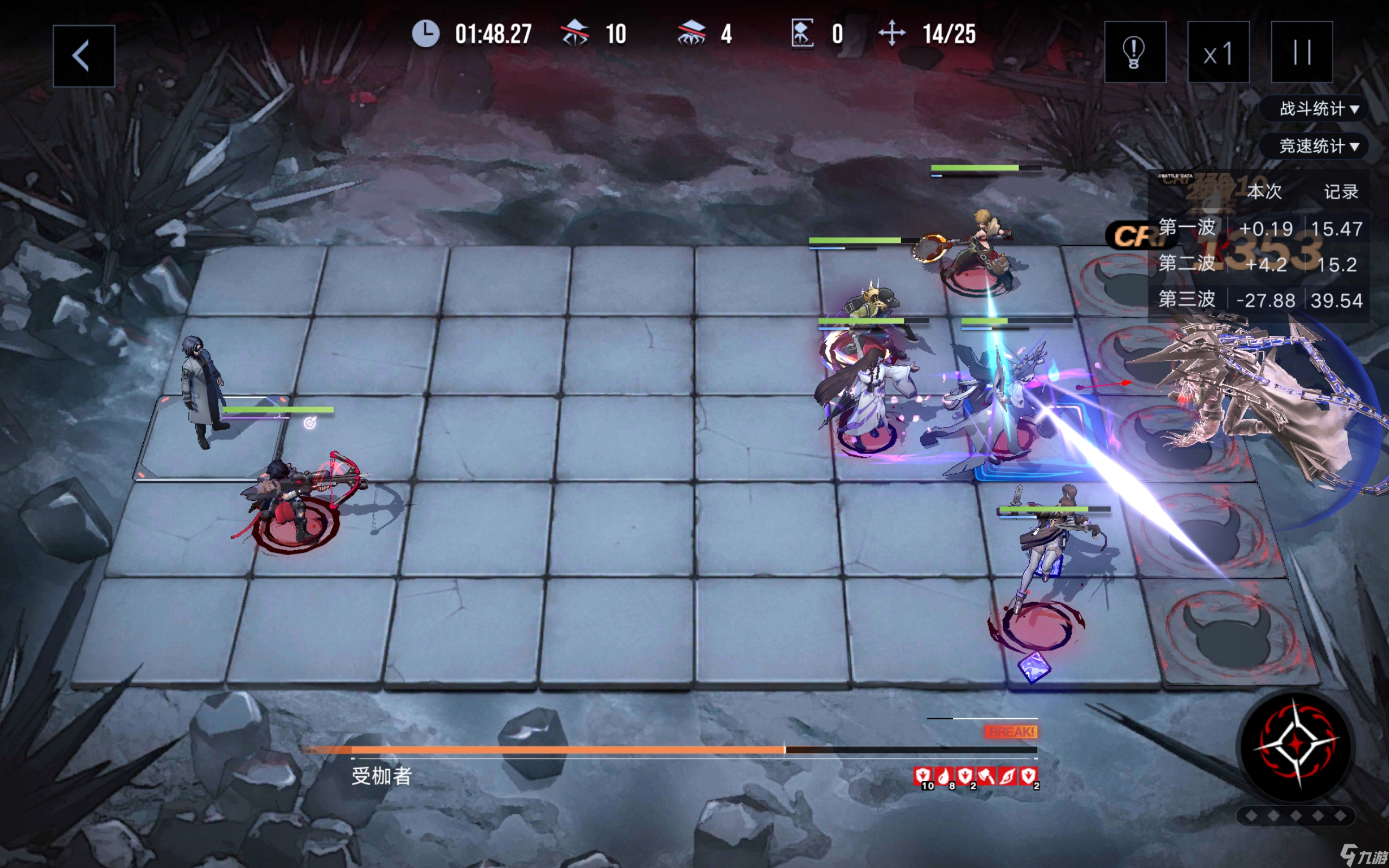 无期迷途0锁诺克斯纯物理队高危74.8w!