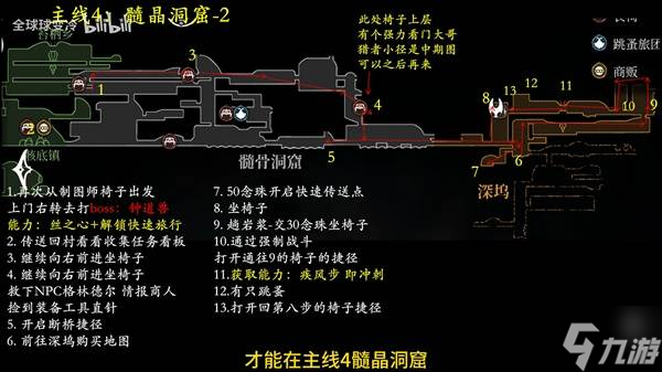 《空洞骑士丝之歌》全结局流程路线规划