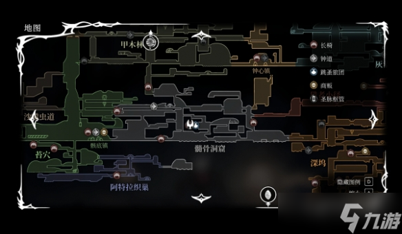 《空洞骑士:丝之歌》地图传送MOD!一键抵达未开通篝火区域