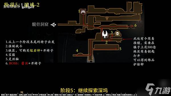 《空洞骑士丝之歌》主线流程路线规划