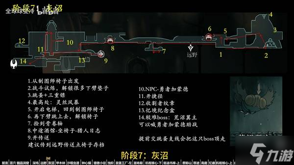 《空洞骑士丝之歌》主线流程路线规划