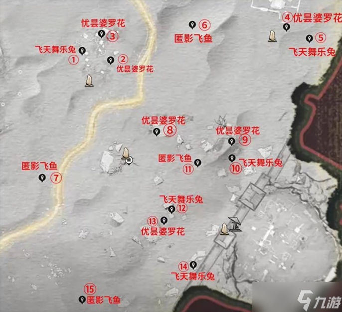 燕云十六声河西蹊跷点位(更新武威山30蹊跷)