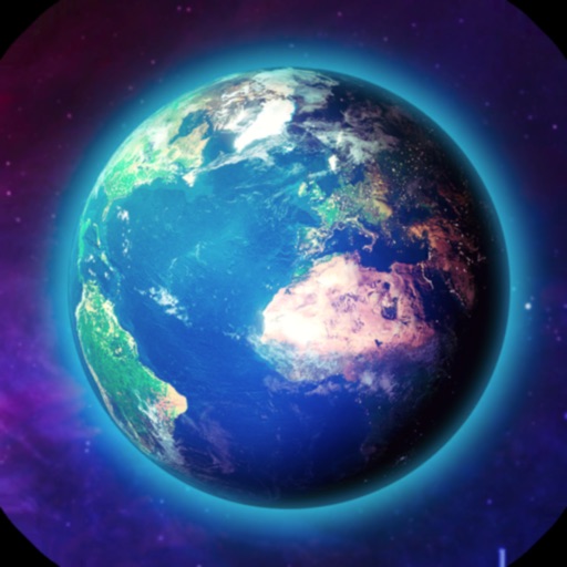 互动地球模型3D地球仪和卫星地图免费ios下载